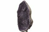 Incredible, 53.5" Amethyst Geode with Metal Stand - Artigas, Uruguay - #199978-6